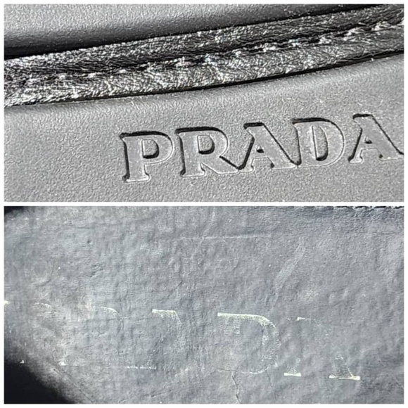 Authentic Prada Leather Slip On Loafers Black Size10 - Picture 13 of 15